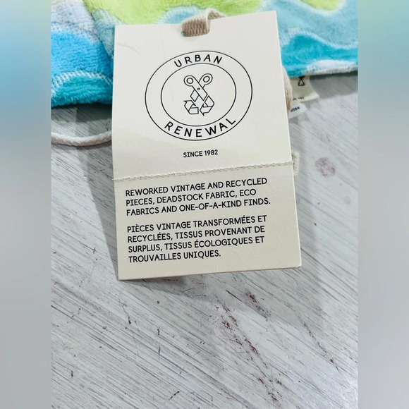 Urban Outfitters Urban Renewal Remade Terrycloth Halter Top M/L NWT - Picture 8 of 10